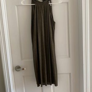 Swingy sparkly mini with tie back